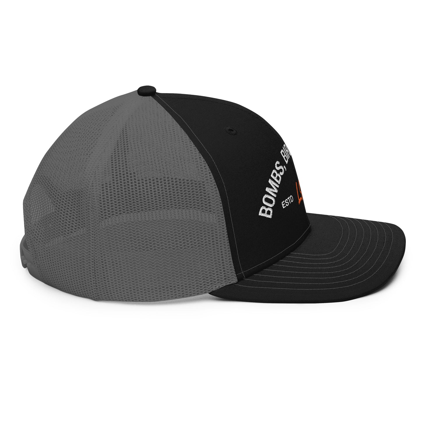 Land Shark Golf "BOMBS, BIRDIES, & BEERS" (Black) - Trucker Cap