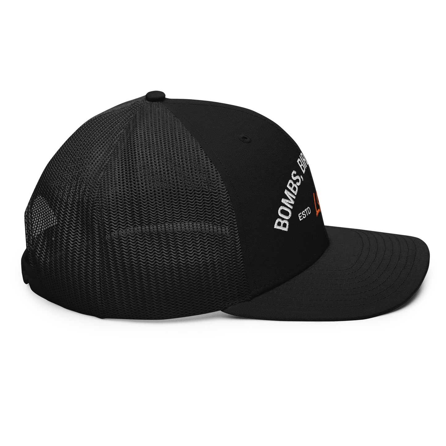 Land Shark Golf "BOMBS, BIRDIES, & BEERS" (Black) - Trucker Cap