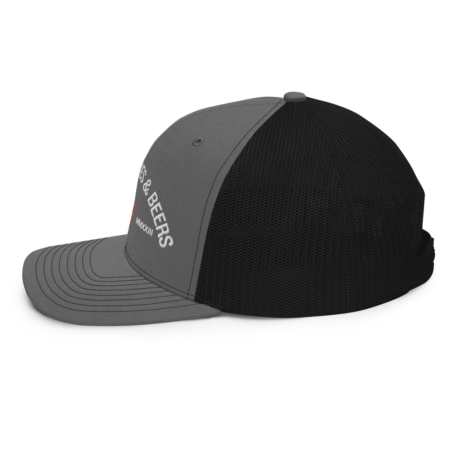 Land Shark Golf "BOMBS, BIRDIES, & BEERS" (Black) - Trucker Cap