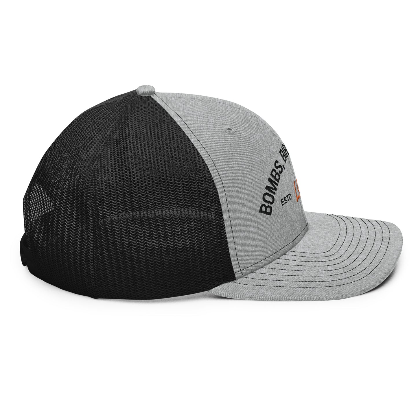 Land Shark Golf "BOMBS, BIRDIES, & BEERS" (Gray)- Trucker Hat